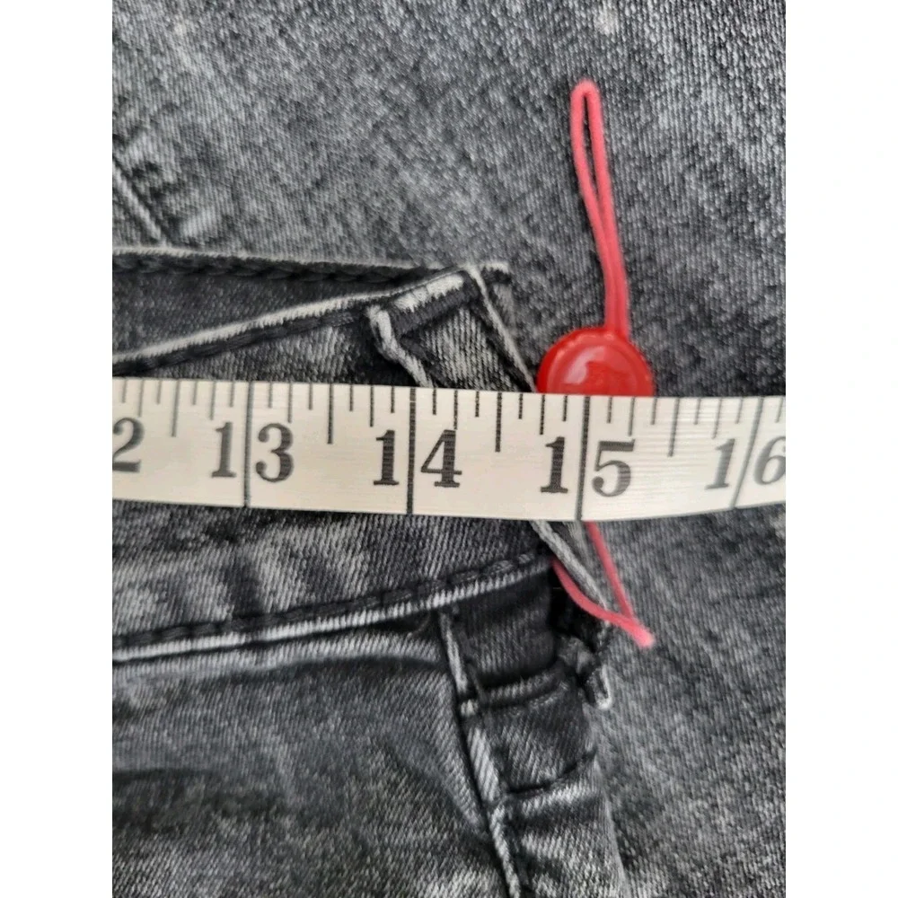 True Religion Geno Big T Jeans Men's 29 Black Marble Moto Ribbed Relaxed Slim